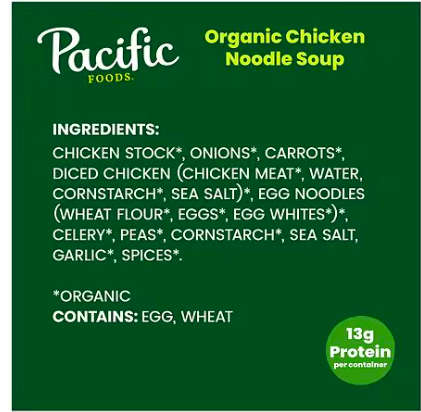 Best online shopping sites in usa - Pacific Foods Organic Chicken Noodle Soup Chicken Noodle, 16.1 oz(PACK2) - Image 5