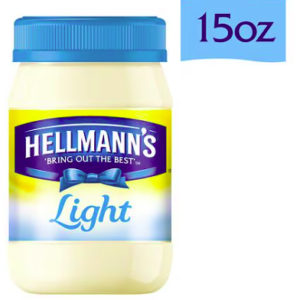 Hellmann's Light Mayonnaise, 15.0 oz(PACK2)