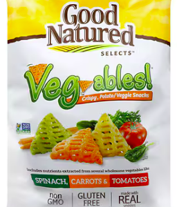 Good Natured Veg-ables! Crispy Potato and Veggie Snacks, 4.5 oz(PACK2)