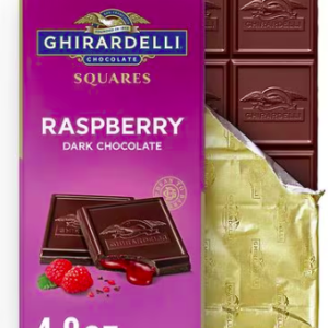 Ghirardelli Candy Bar Dark Chocolate & Raspberry, 4.8 oz