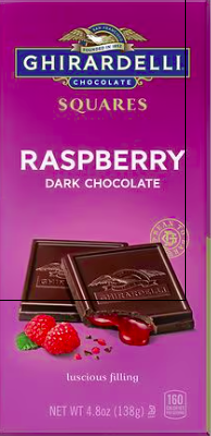 Best online shopping sites in usa - Ghirardelli Candy Bar Dark Chocolate & Raspberry, 4.8 oz - Image 2