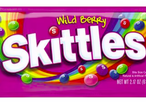 Skittles Wild Berry Chewy Candy Full Size Wild Berry, Full Size (Packaging May Vary), 2.17 oz(pack2)