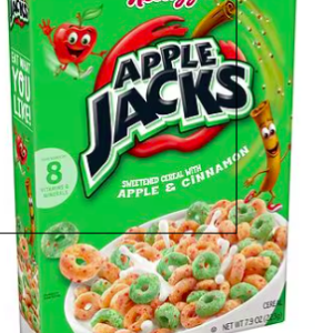 Apple Jacks Cold Breakfast Cereal, Original, 7.9 oz