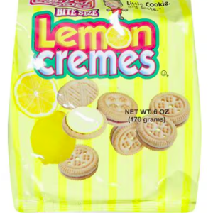 Bud's Best Bite Size Cremes Cookies Lemon, 6.0 oz