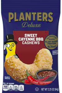 Planters Cashews Sweet Cayenne BBQ, 2.25 oz