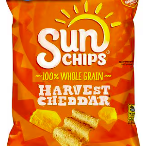 Sun Chips Whole Grain Snacks Harvest Cheddar, 2.75 oz(pack2)