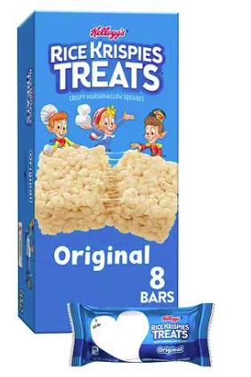 Best online shopping sites in usa - Rice Krispies Marshmallow Snack Bars Original (Packaging May Vary), 0.78 oz, 8 bars