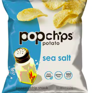 Popchips Sea Salt Potato (Actual Item May Vary), 0.8 oz(pack2)