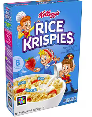 Best online shopping sites in usa - Rice Krispies Cold Breakfast Cereal Original, 9.0 oz(pack2)