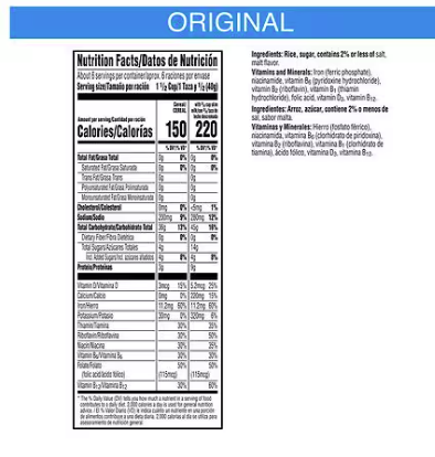 Best online shopping sites in usa - Rice Krispies Cold Breakfast Cereal Original, 9.0 oz(pack2) - Image 3