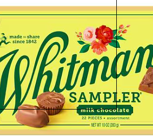 Whitman's Assorted Milk Chocolate Sampler, 10.0 oz(pack2)