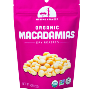 Mavuno Harvest Organic Dry Roasted Macadamias-4 oz