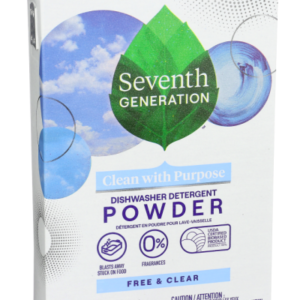 Seventh Generation Dishwasher Detergent Powder Free & Clear Box-45 Oz