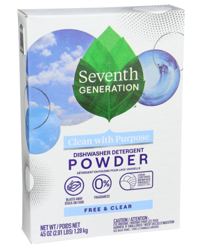 Best online shopping sites in usa - Seventh Generation Dishwasher Detergent Powder Free & Clear Box-45 Oz