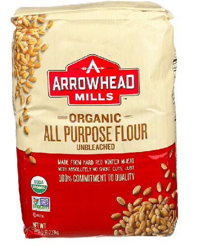 Best online shopping sites in usa - Arrowhead Mills Flour White Unbleached Organic Bag-5 Lb