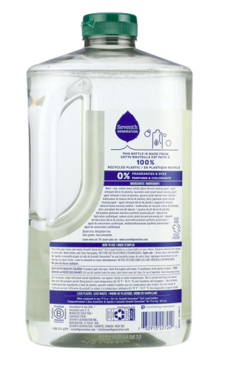 Best online shopping sites in usa - Seventh Generation Dish Soap Free & Clear Refill Bottle-50 Fl Oz - Image 2