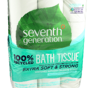 Seventh Generation 100% Recycled Bath Tissue Extra Soft & Extra Strong-24 Rolls