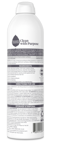 Best online shopping sites in usa - Seventh Generation Disinfectant Spray Eucalyptus Spearmint & Thyme Scent-13.9 oz - Image 2