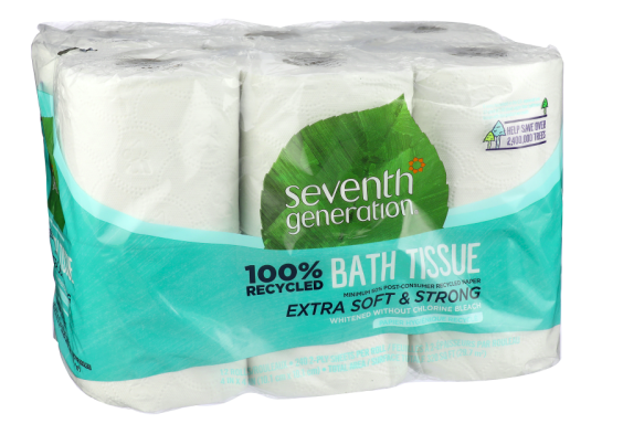 Best online shopping sites in usa - Seventh Generation 100% Recycled Bathroom Tissue Extra Soft & Strong 2 Ply--12 Roll