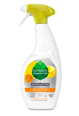 Best online shopping sites in usa - Seventh Generation Disinfecting Multi-Surface Cleaner Lemongrass Citrus-26 fl oz