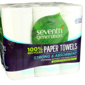 Seventh Generation 100% Recycled Paper Towels - White--6 Pack