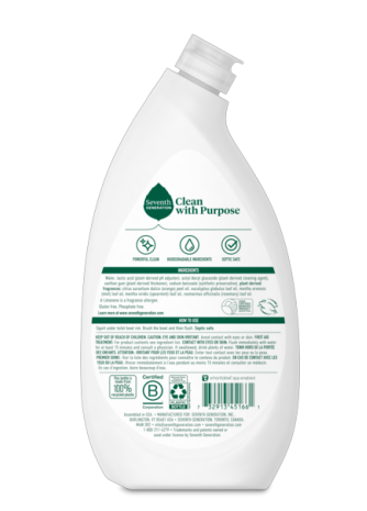 Best online shopping sites in usa - Seventh Generation Toilet Bowl Cleaner Fresh Mint-24 fl oz - Image 2