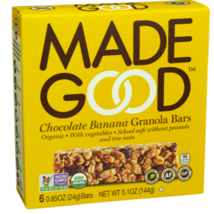 Made Good Chocolate Banana Granola Bars-6 oz