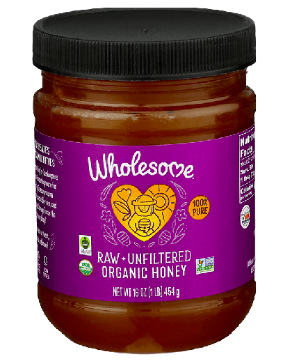 Best online shopping sites in usa - Wholesome Sweeteners Organic Raw Honey Fair Trade Jar-16 Oz