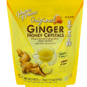 Prince Of Peace Original Ginger Honey Crystals Instant Beverage--30 Sachets-19 oz