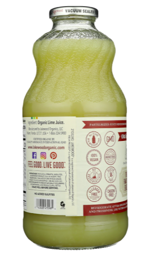 Best online shopping sites in usa - Lakewood Organic Pure Lime Juice-32 fl oz - Image 2