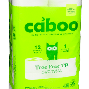 Caboo Tree Free TP--12 Rolls-300 Sheets