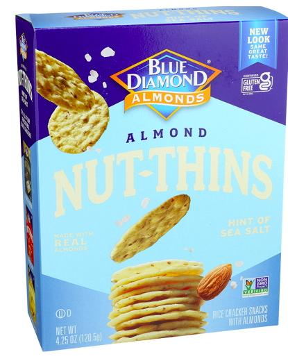 Best online shopping sites in usa - Blue Diamond Nut Thins Sea Salt--1 Box-4.25 Oz