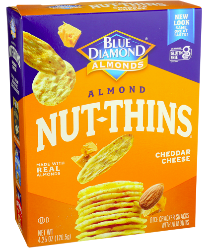 Best online shopping sites in usa - Blue Diamond Nut Thins Cheddar Cheese--1 Box-4.25 Oz