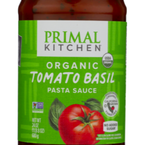 Primal Kitchen Organic Tomato Basil Pasta Sauce-24 oz