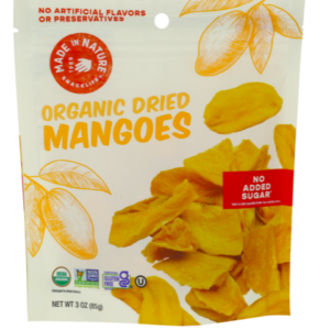 Made In Nature Organic Dried Mangoes Bag-3 Oz