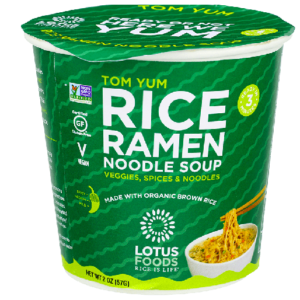 Lotus Foods Tom Yum Rice Ramen Noodle Soup-1.94 oz