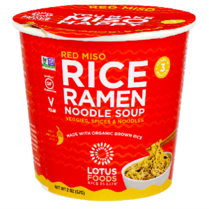 Lotus Foods Red Miso Rice Ramen Noodle Soup-1.94 oz