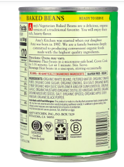 Best online shopping sites in usa - Amy's, Organic Vegetarian Baked Beans, Traditional, 15 oz (425 g) - Image 3