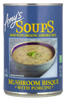 Best online shopping sites in usa - Amy's, Soups, Mushroom Bisque with Porcini, 14 oz (397 g)
