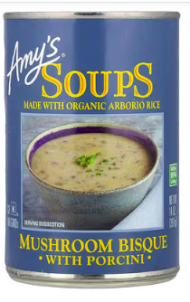 Best online shopping sites in usa - Amy's, Soups, Mushroom Bisque with Porcini, 14 oz (397 g)