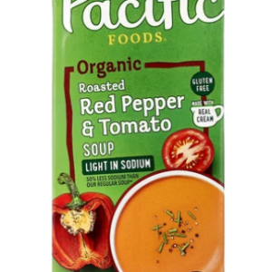 Pacific Foods, Organic Roasted Red Pepper & Tomato Soup, Light in Sodium, 32 fl oz (946 ml)