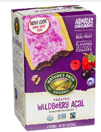 Best online shopping sites in usa - Natures Path Frosted Wildberry Acai Toaster Pastries--6 Tarts Per Box-11 oz