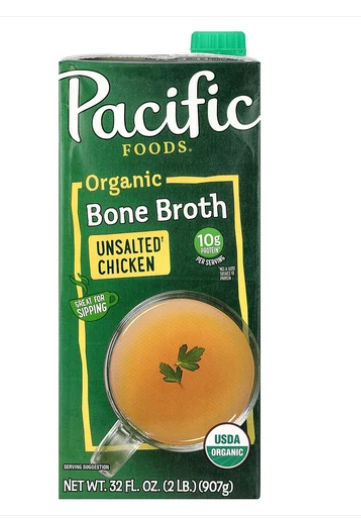 Best online shopping sites in usa - Pacific Foods, Organic Bone Broth, Unsalted Chicken, 32 fl oz (907 g)