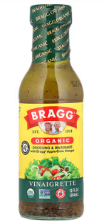 Best online shopping sites in usa - Bragg, Organic Dressing & Marinade with Bragg® Apple Cider Vinegar, Vinaigrette, 12 fl oz (354 ml)