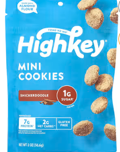 HighKey, Mini Cookies, Snickerdoodle, 2 oz (56.6 g)