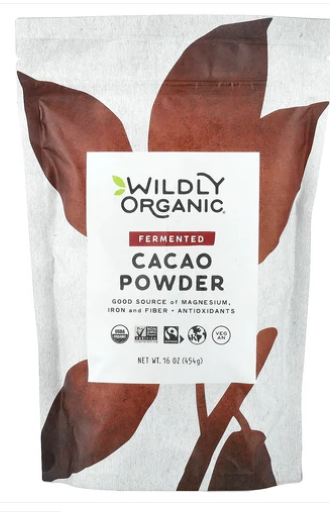 Best online shopping sites in usa - Wildly Organic, Fermented Cacao Powder, 16 oz (454 g)