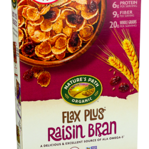 Natures Path Flax Plus Raisin Bran Cereal-14 Oz