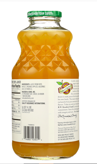 Best online shopping sites in usa - Knudsen Juice Apple Organic-32 Oz - Image 3