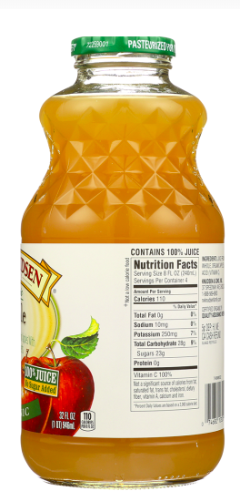 Best online shopping sites in usa - Knudsen Juice Apple Organic-32 Oz - Image 4