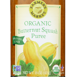 Farmers Market Foods Butternut Squash Puree Organic-15 Oz